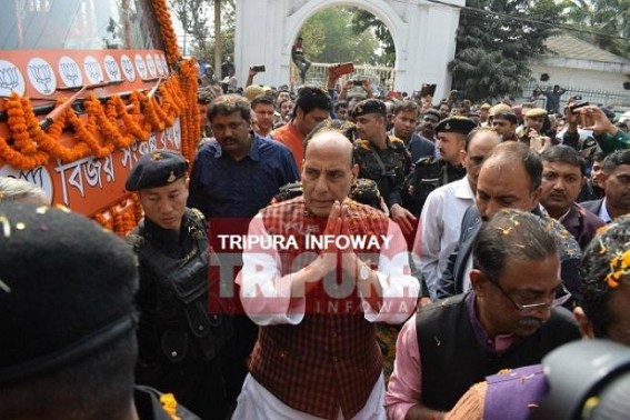 Bangladesh's great support helped curb terror in northeast: Rajnath